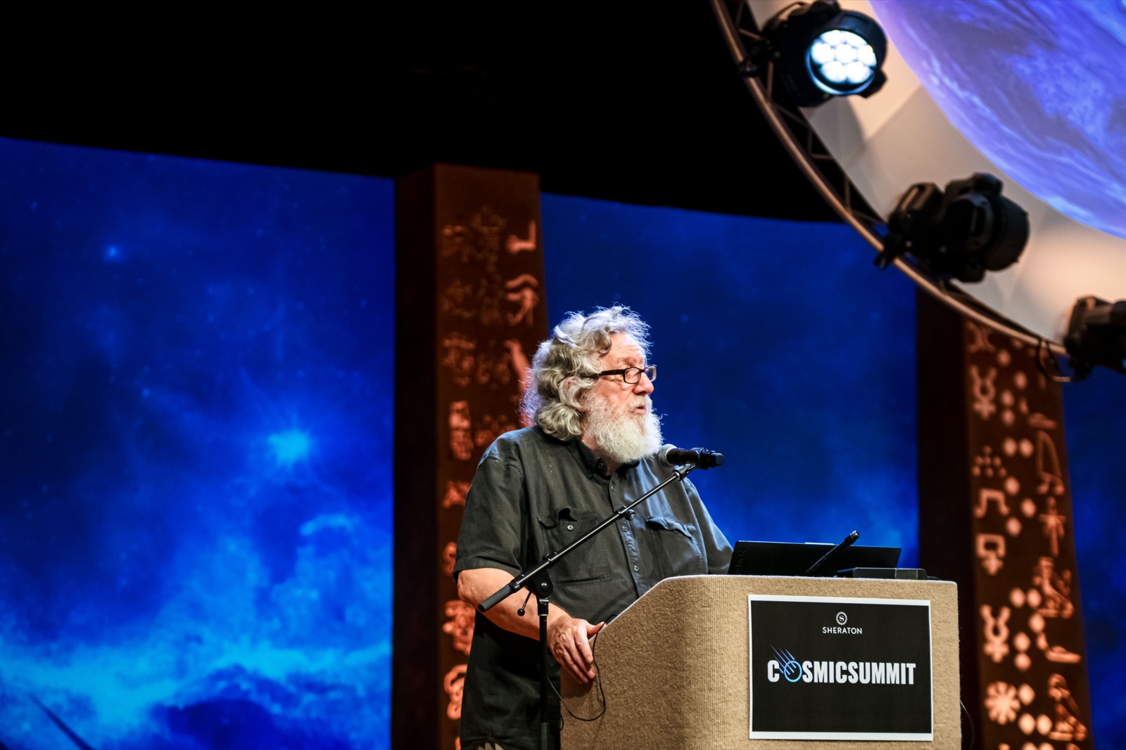 Randall Carlson speaking at Cosmic Summit